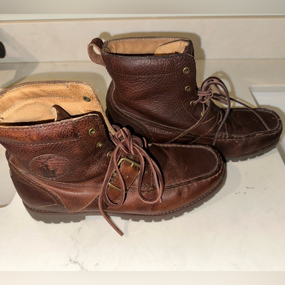 POLO Ralph Lauren Mens Leather Boots